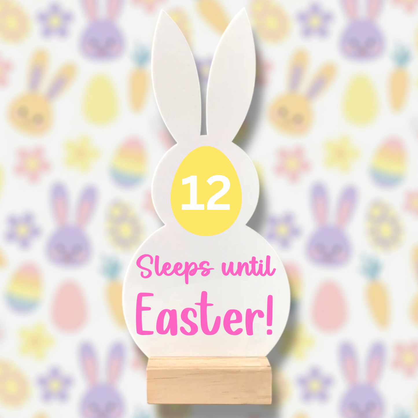 Sleeps Until Easter Countdown Stand