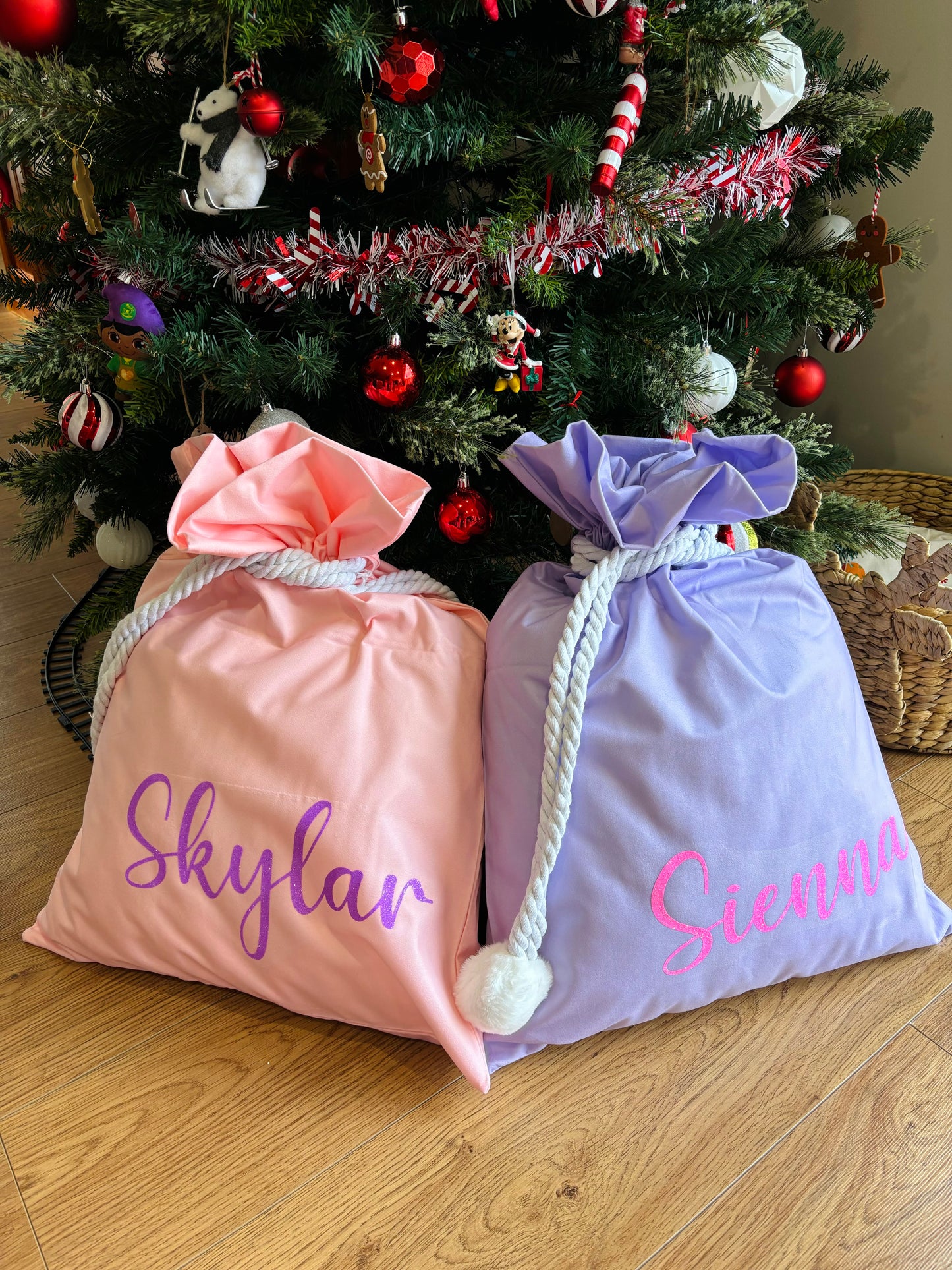 Velvet Santa Sack