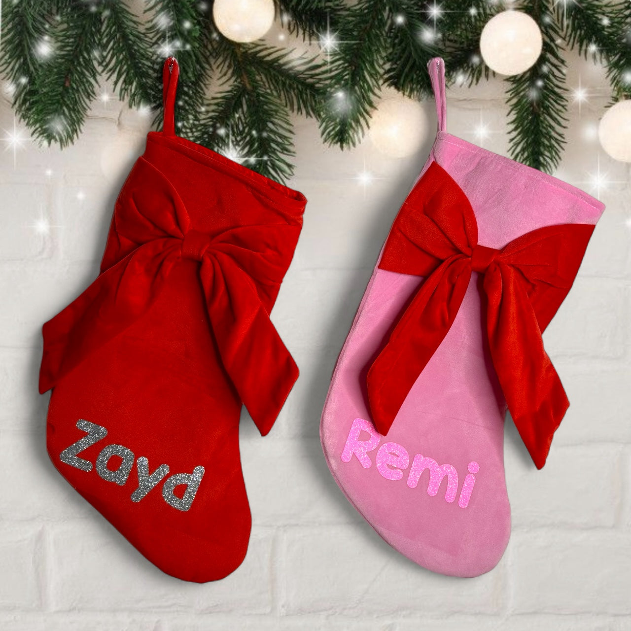 Bow Christmas Stocking
