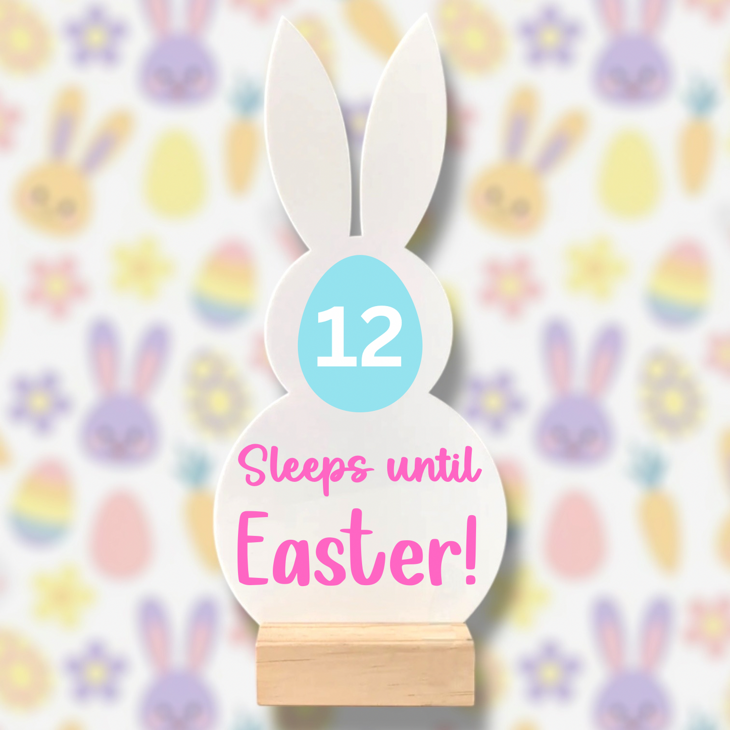 Sleeps Until Easter Countdown Stand