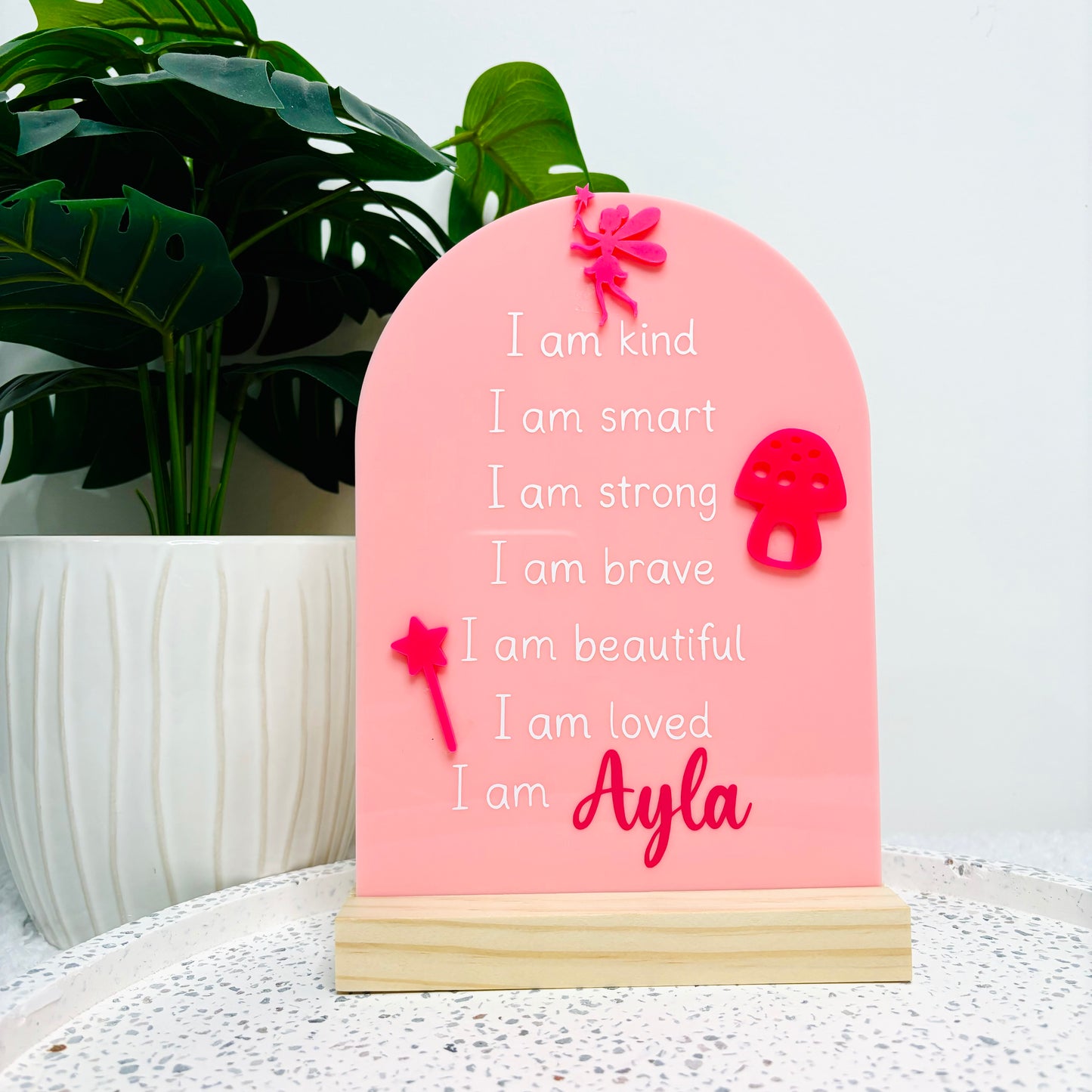 Fairy Affirmations Plaque