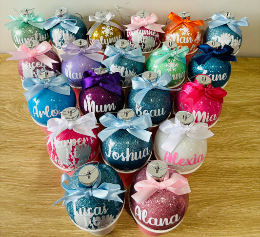 Glitter Baubles