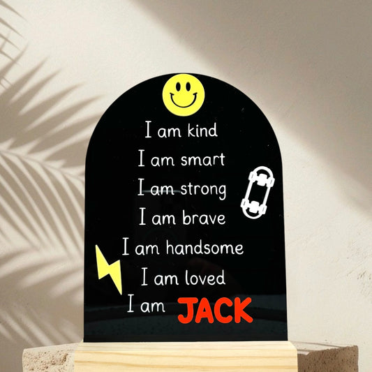 Cool Dude Affirmations Plaque