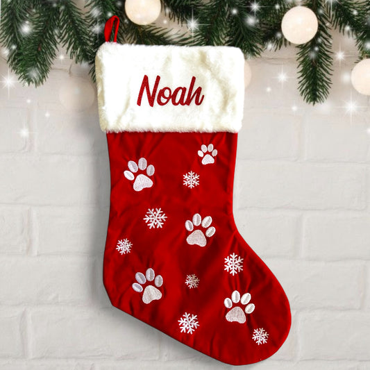 Velvet Pet Christmas Stockings