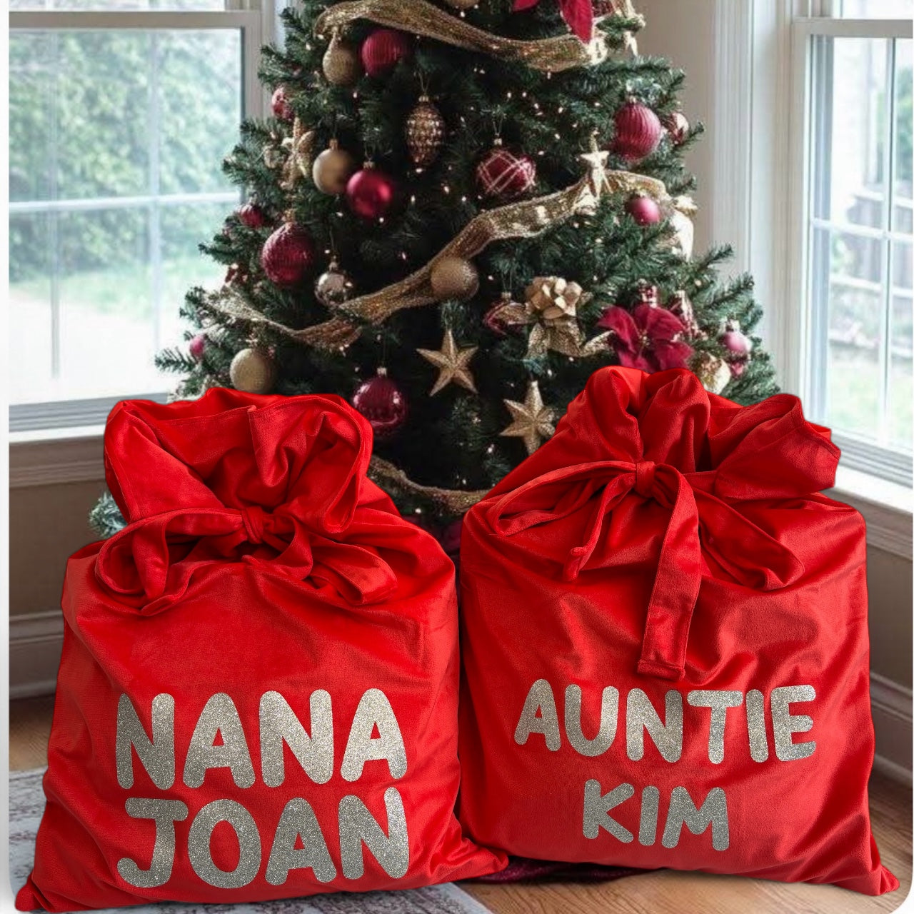 Bow Santa Sack
