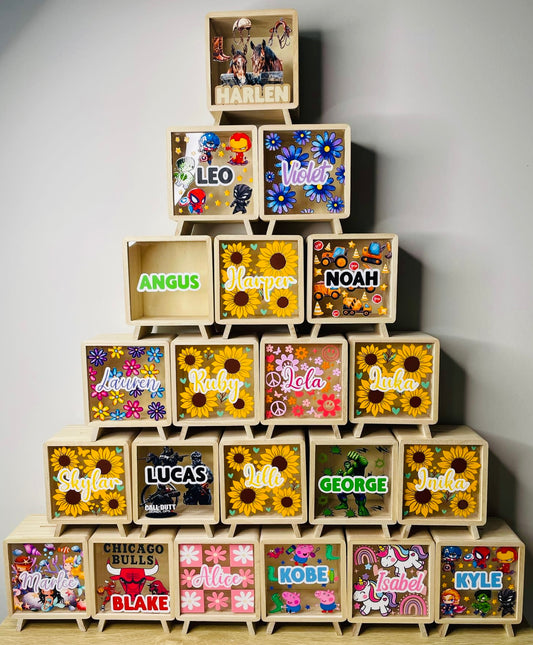 Personalised Decal Money Box