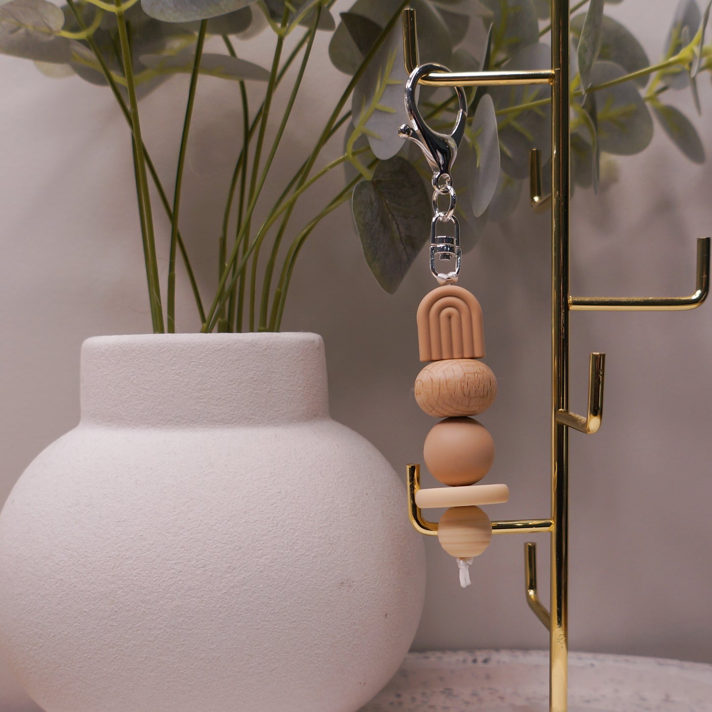 Beaded Keyring - Floral/Cute