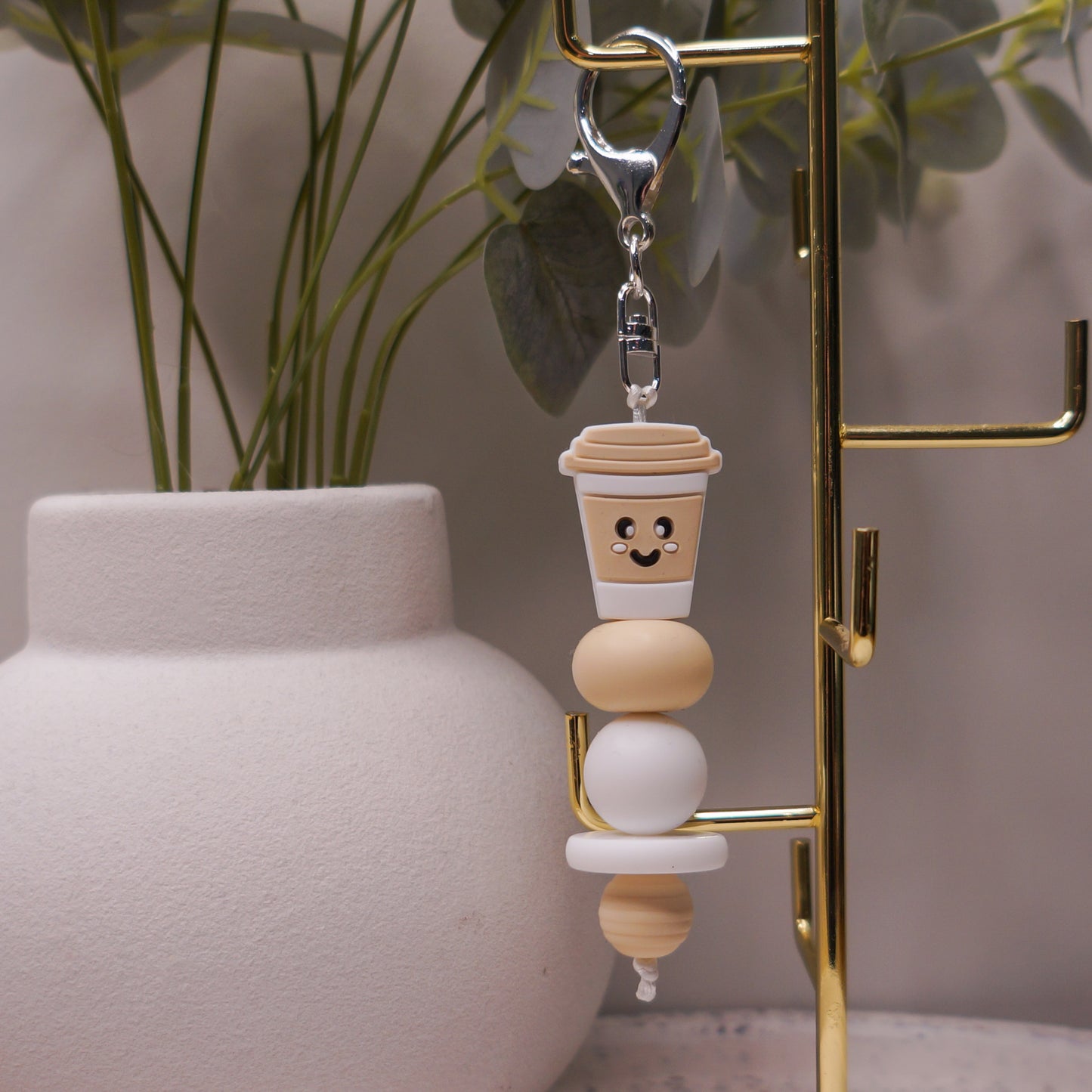 Beaded Keyring - Floral/Cute