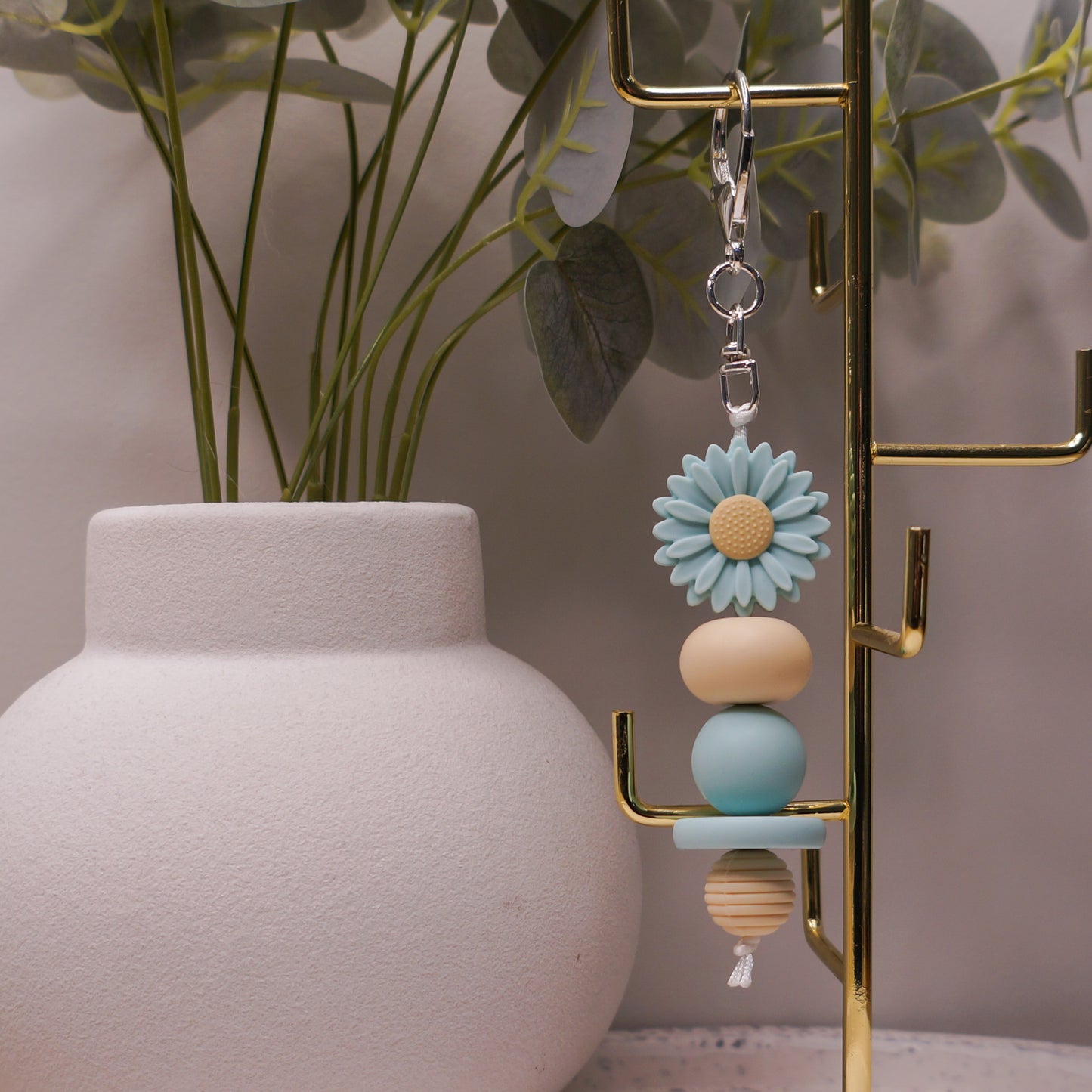 Beaded Keyring - Floral/Cute