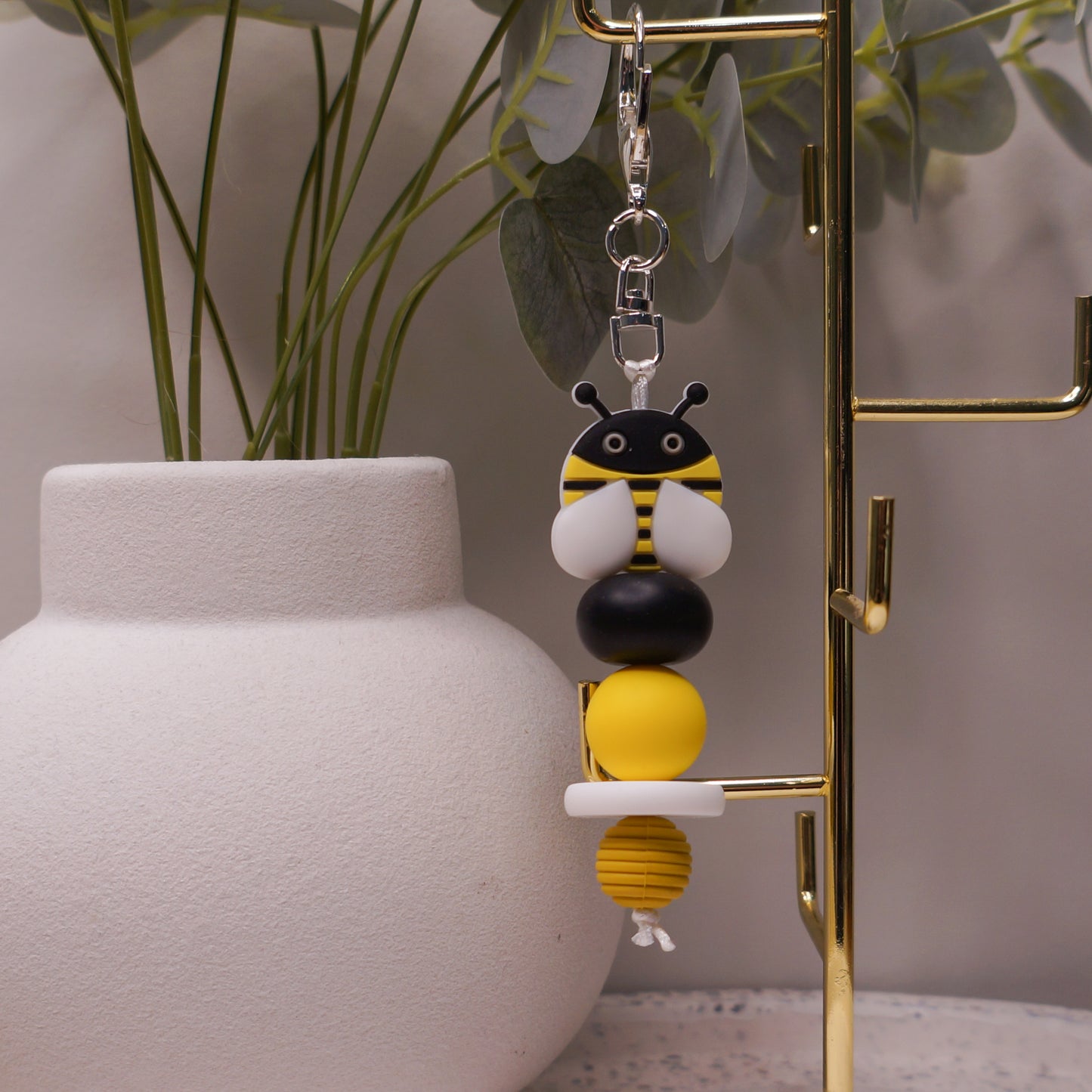 Beaded Keyring - Floral/Cute