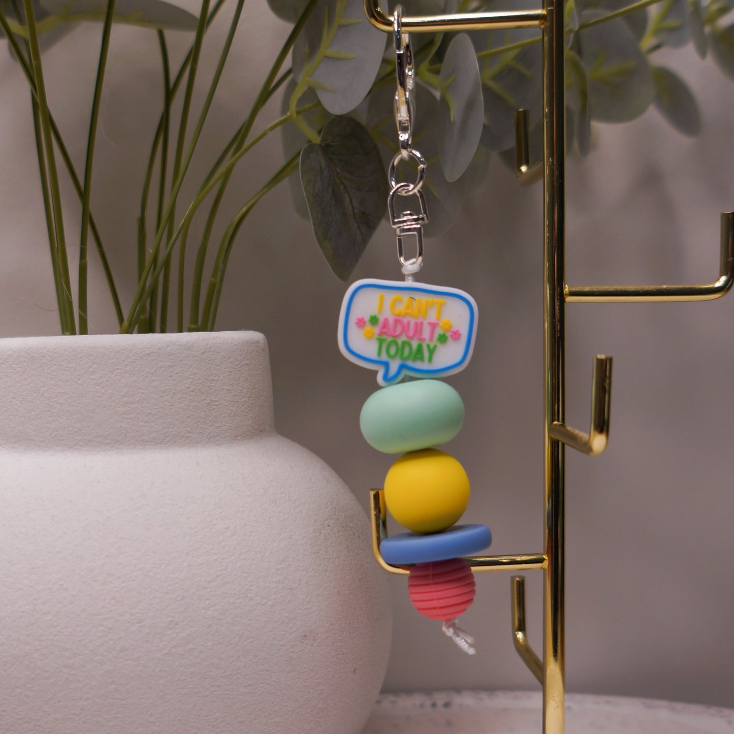 Beaded Keyring - Funny/Quotes