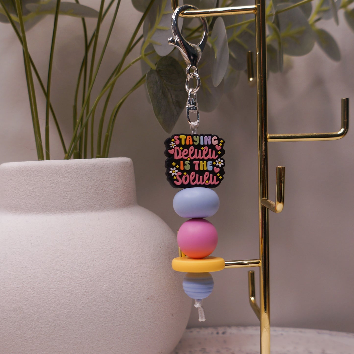 Beaded Keyring - Funny/Quotes