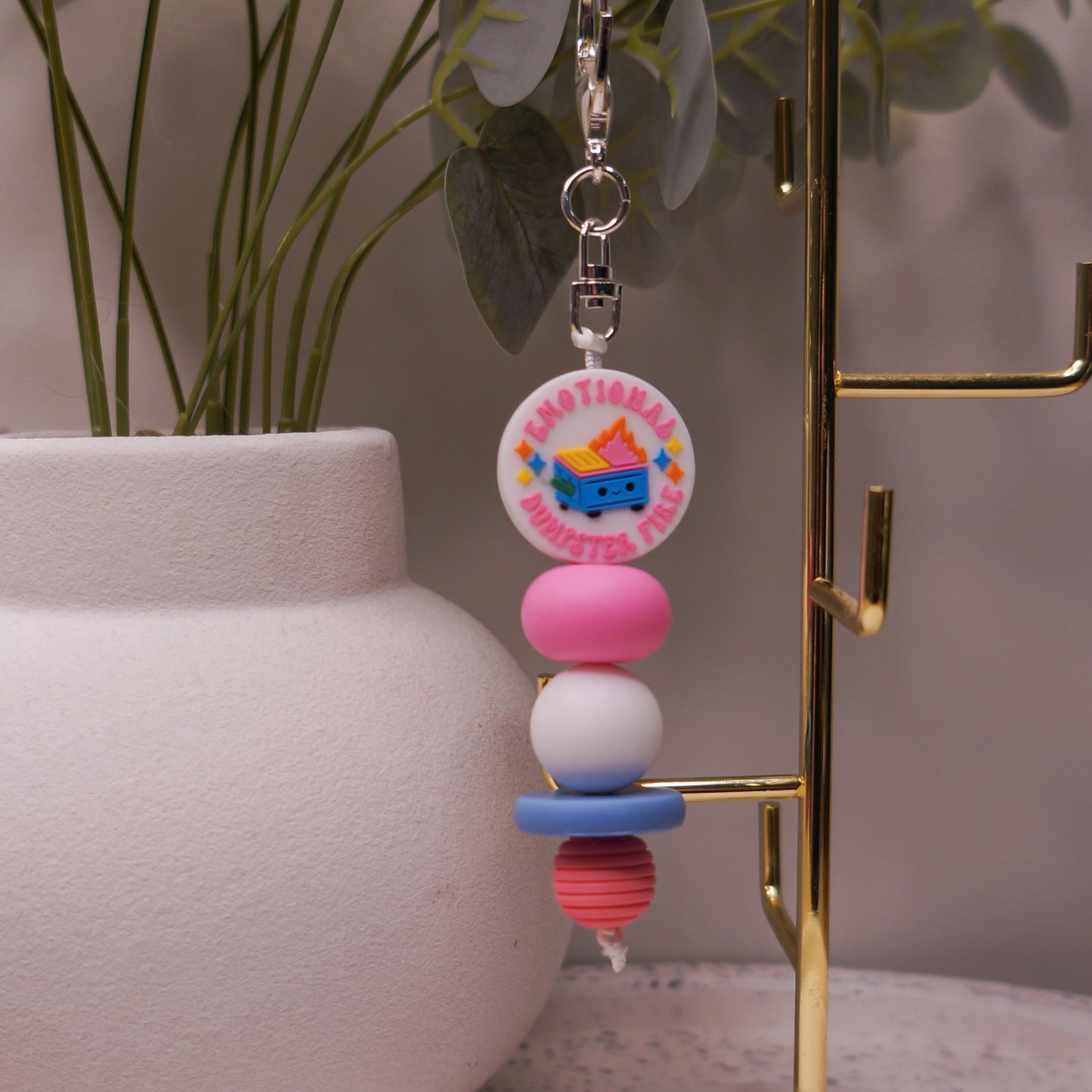 Beaded Keyring - Funny/Quotes