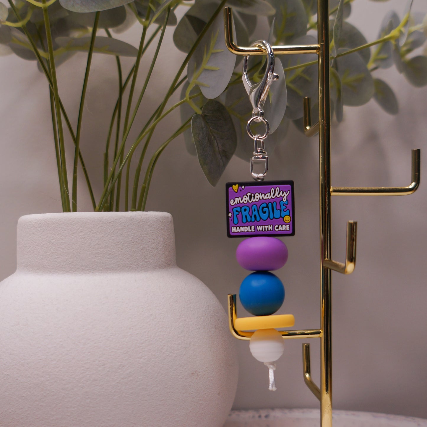 Beaded Keyring - Funny/Quotes