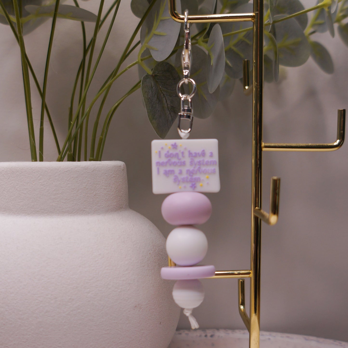 Beaded Keyring - Funny/Quotes