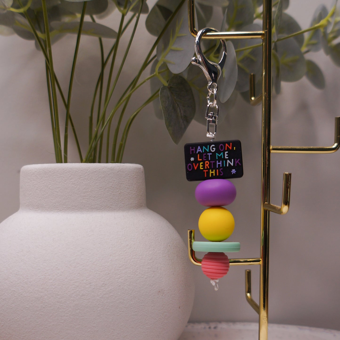 Beaded Keyring - Funny/Quotes