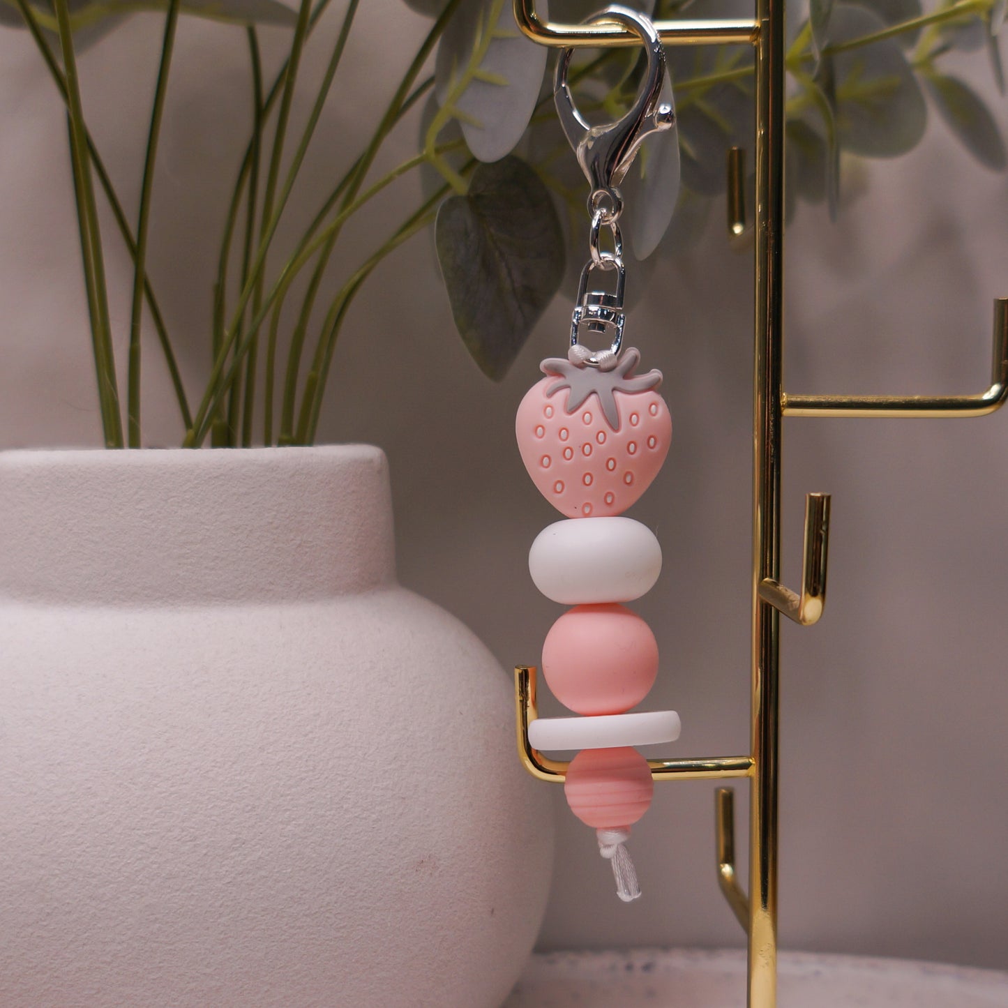 Beaded Keyring - Floral/Cute