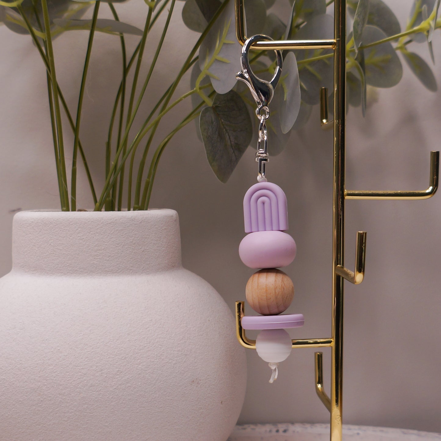 Beaded Keyring - Floral/Cute