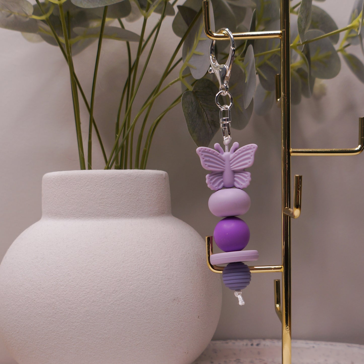 Beaded Keyring - Floral/Cute