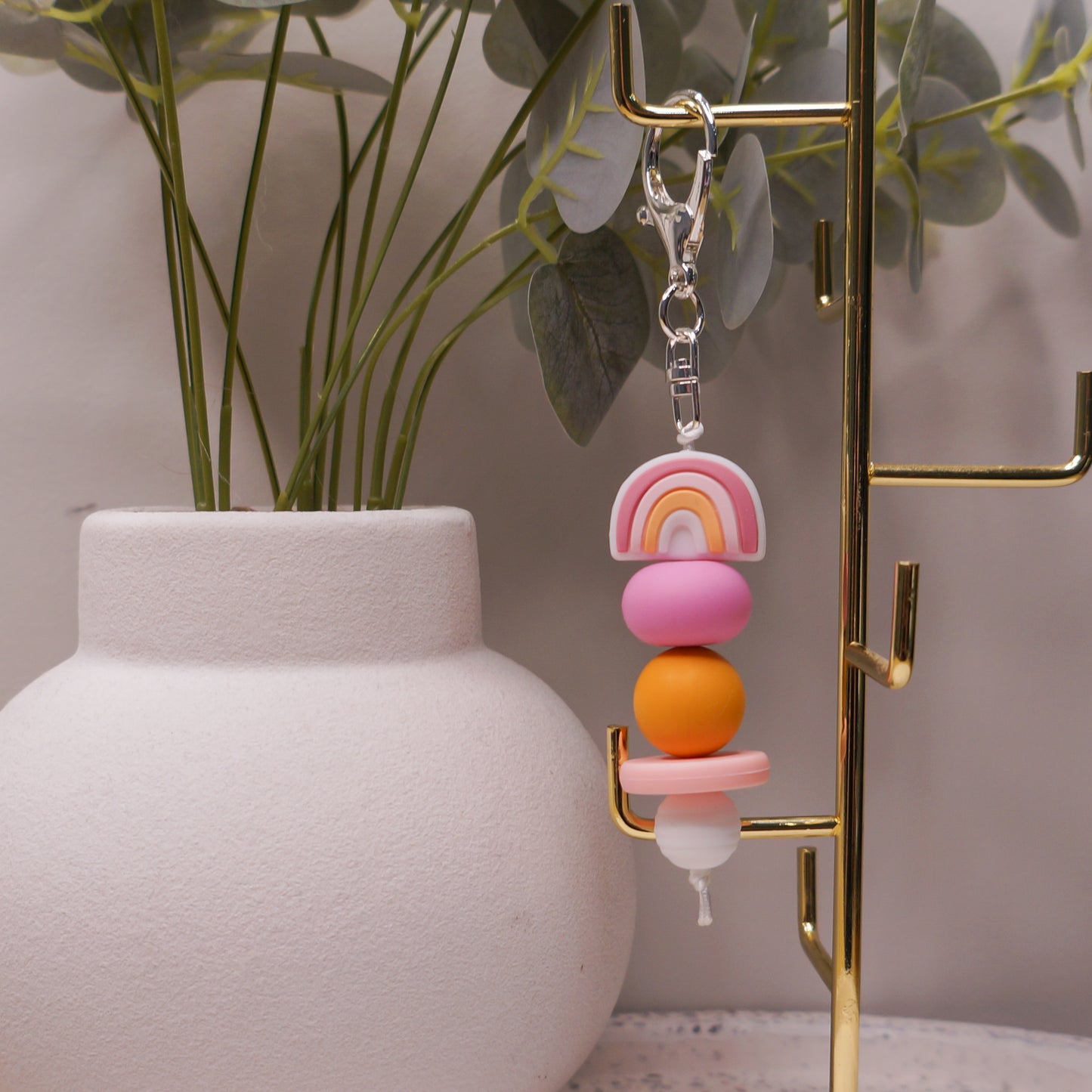 Beaded Keyring - Floral/Cute