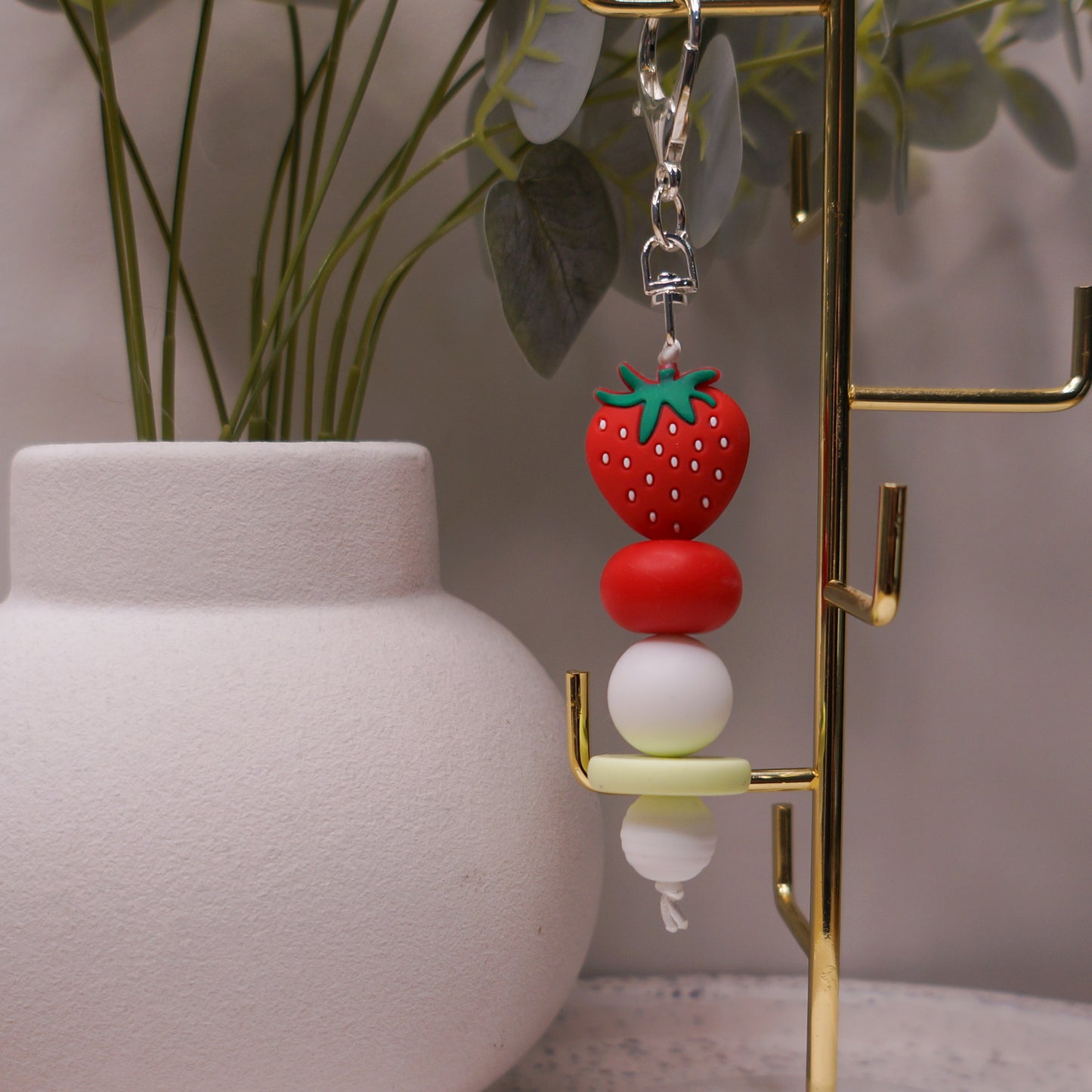 Beaded Keyring - Floral/Cute