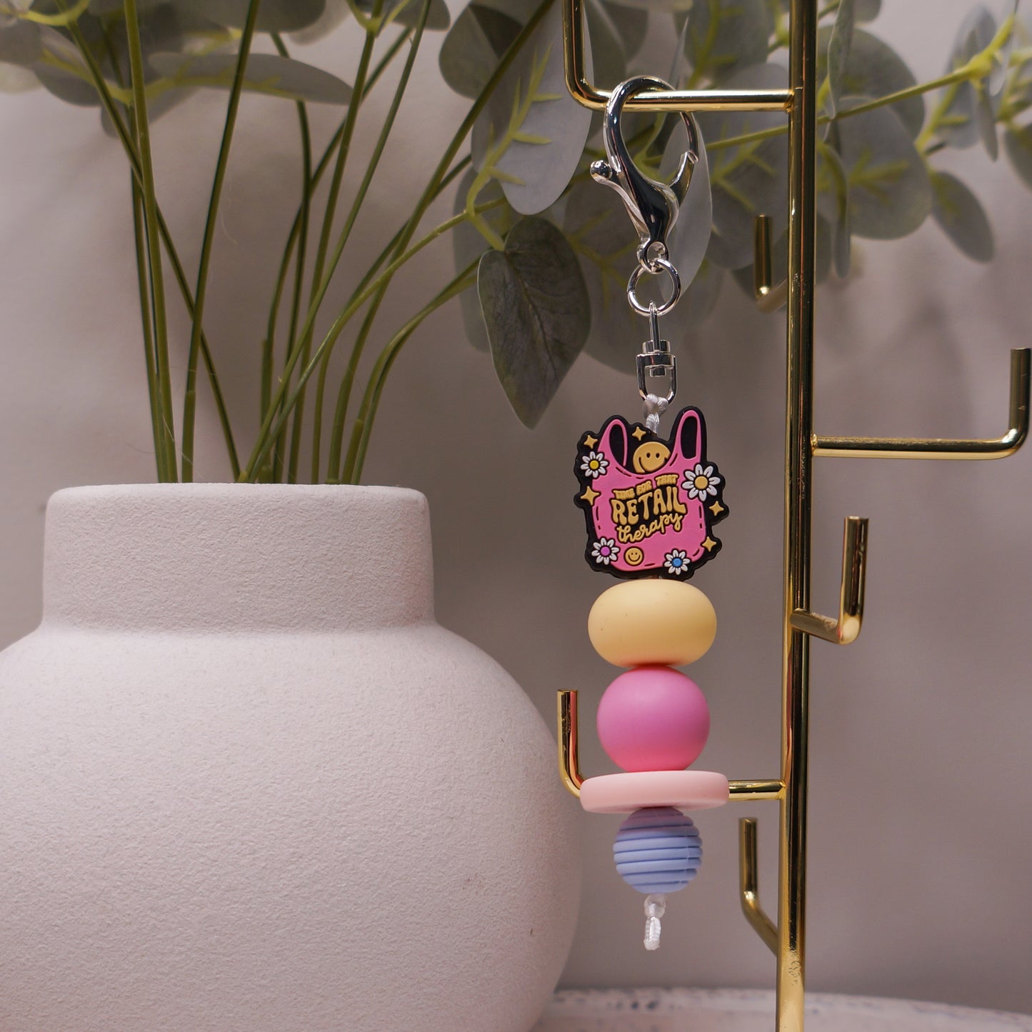 Beaded Keyring - Funny/Quotes