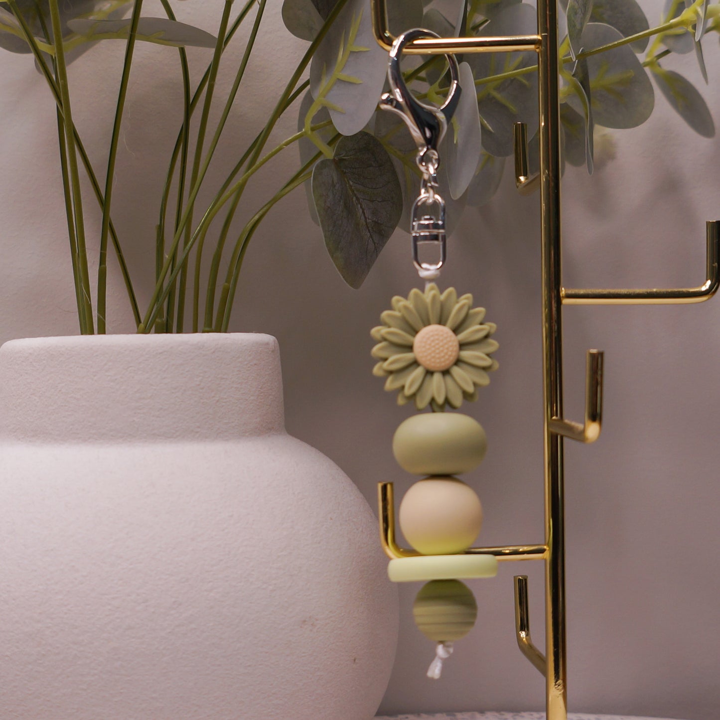 Beaded Keyring - Floral/Cute