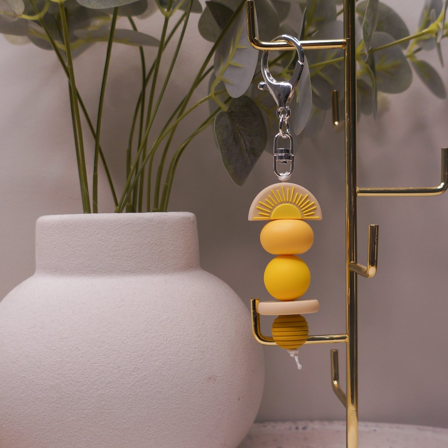 Beaded Keyring - Floral/Cute