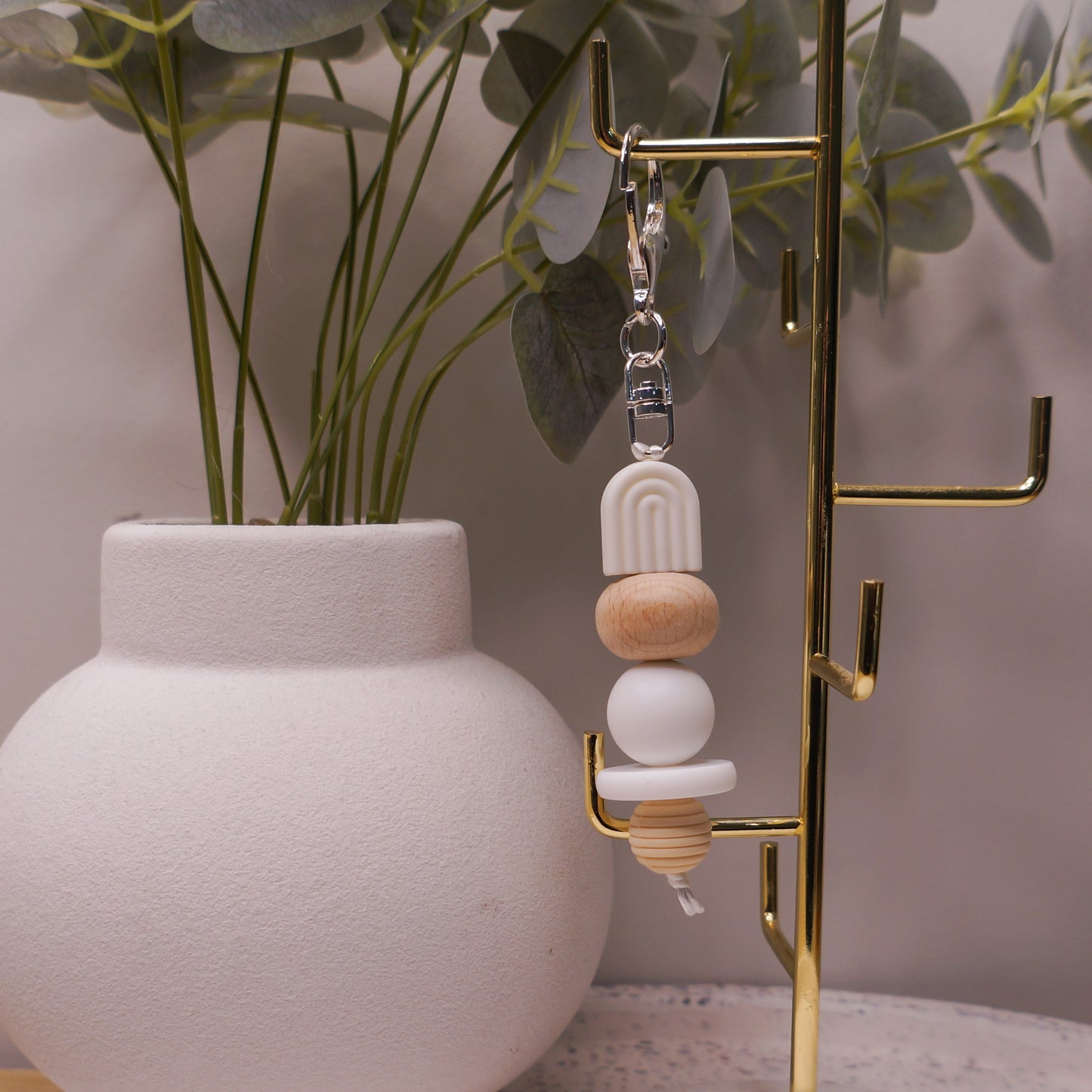 Beaded Keyring - Floral/Cute