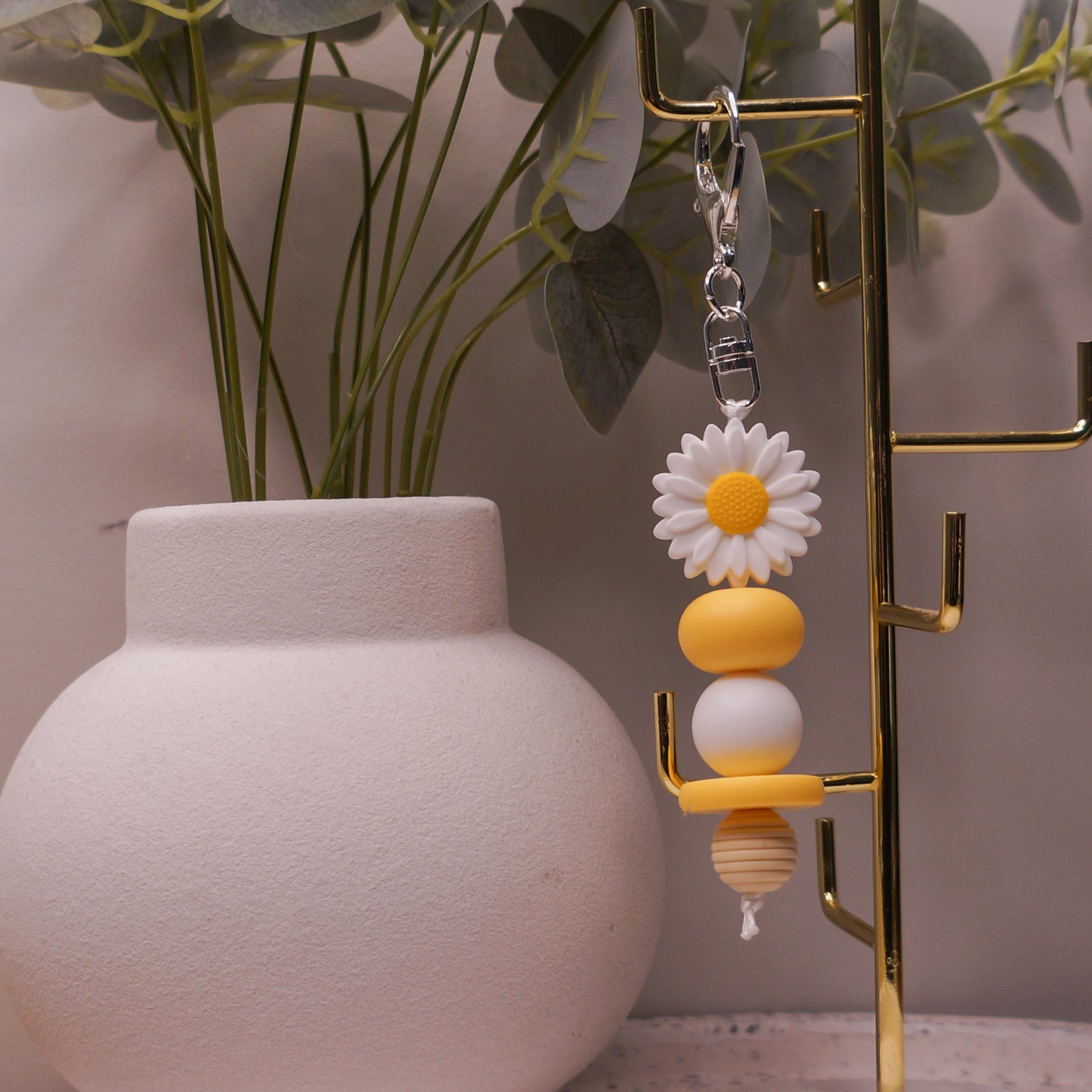 Beaded Keyring - Floral/Cute