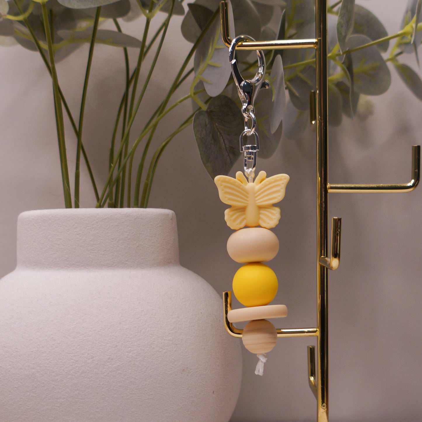 Beaded Keyring - Floral/Cute