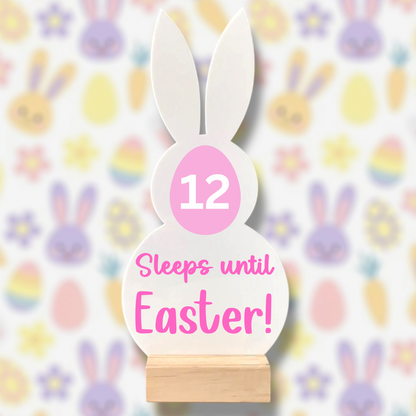 Sleeps Until Easter Countdown Stand