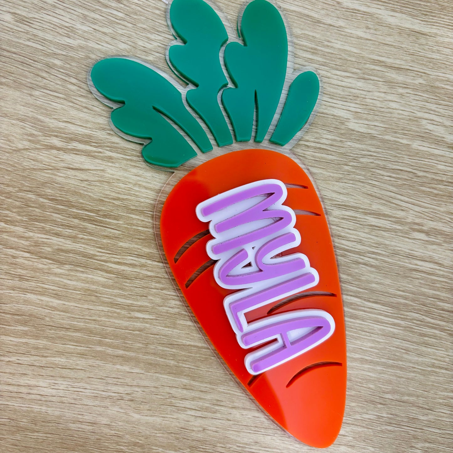 Easter Basket Carrot Tag