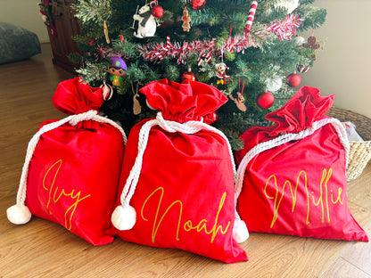 Velvet Santa Sack
