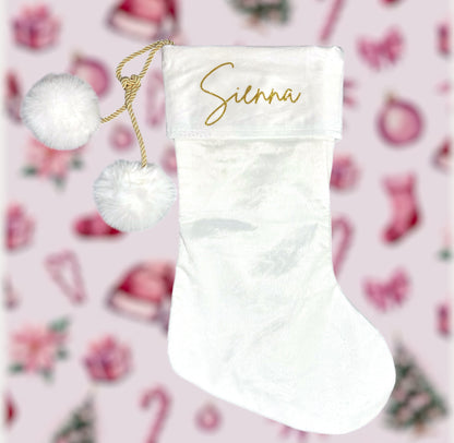 Velvet Christmas Stockings