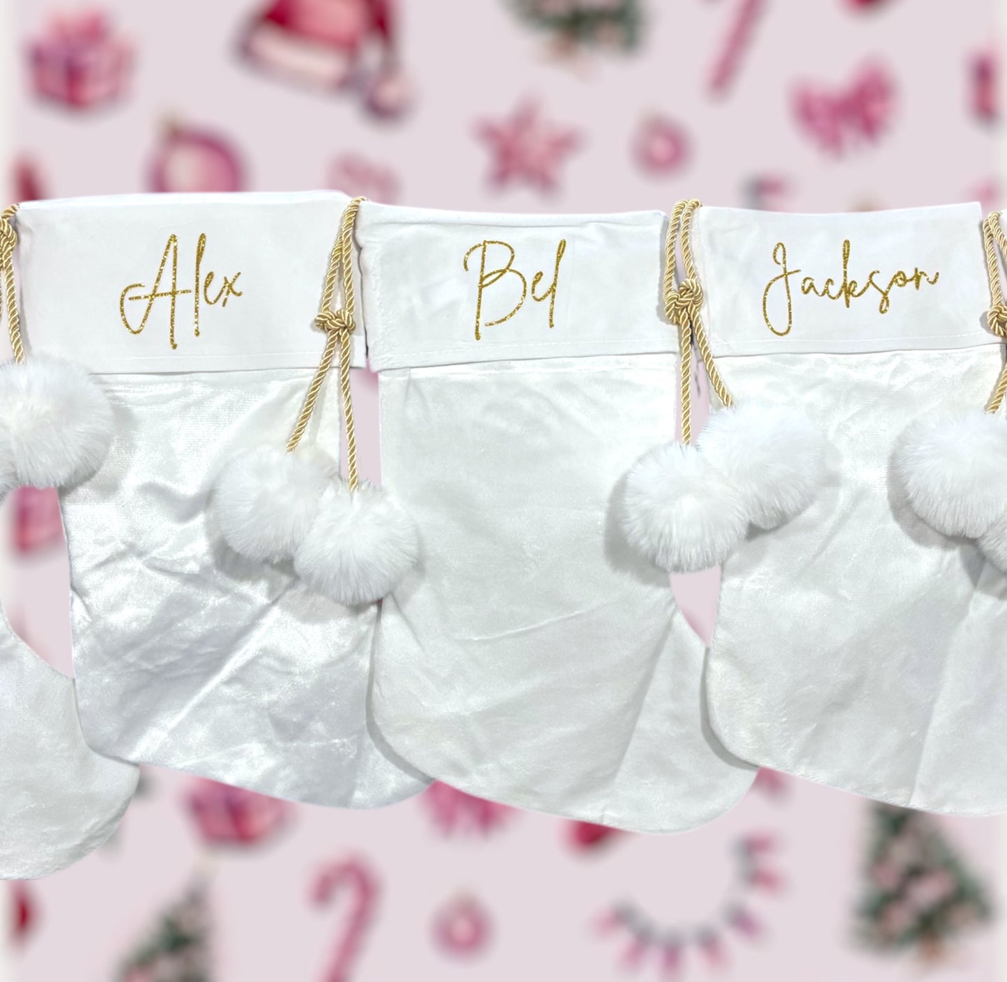 Velvet Christmas Stockings