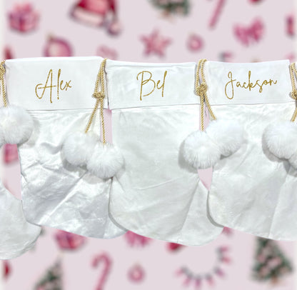 Velvet Christmas Stockings