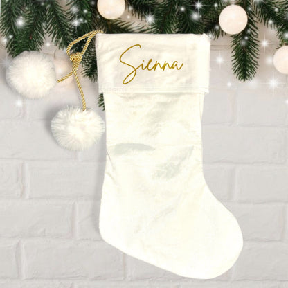 Velvet Christmas Stockings