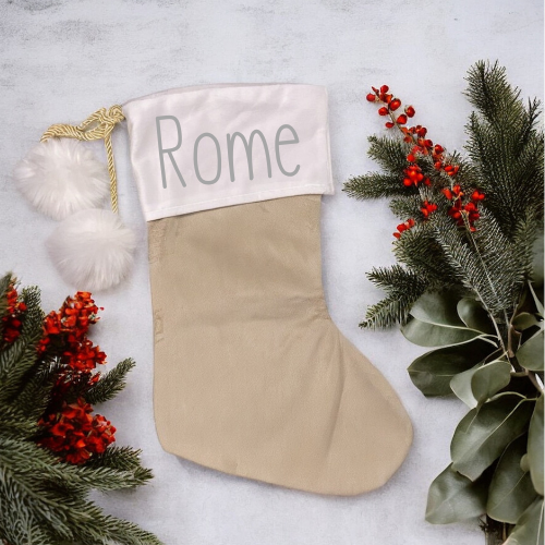 Velvet Christmas Stockings