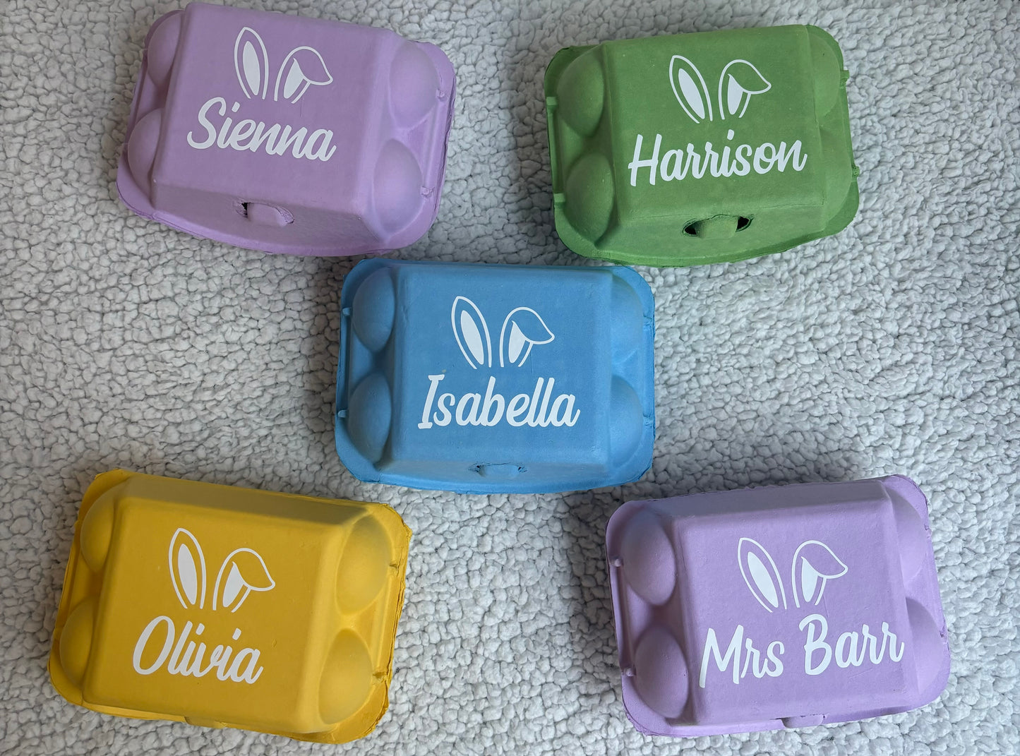 Coloured Easter Egg Cartons