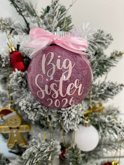 Personalised Glitter Baubles