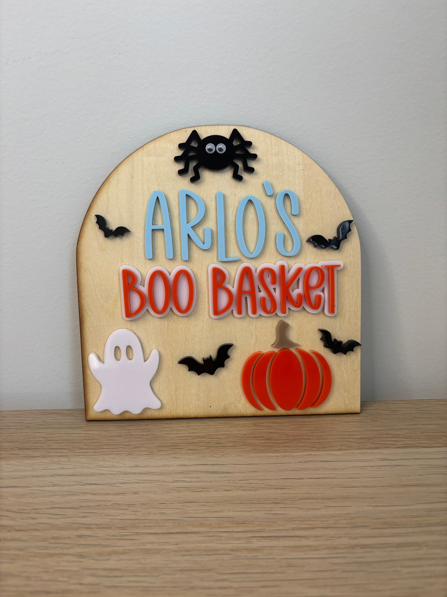 Boo Basket Plaque