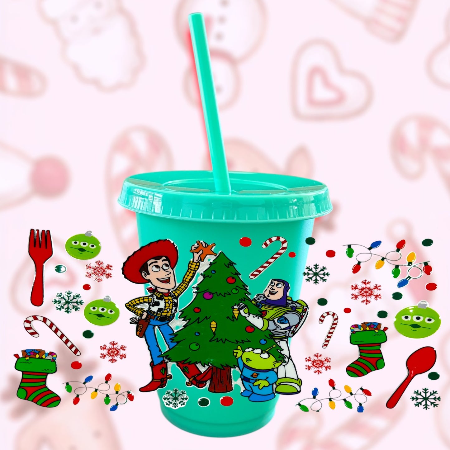Christmas Kids 16oz Cold Cups