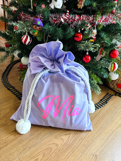 Velvet Santa Sack