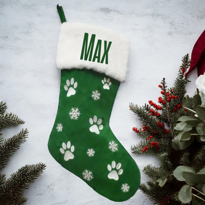 Velvet Pet Christmas Stockings