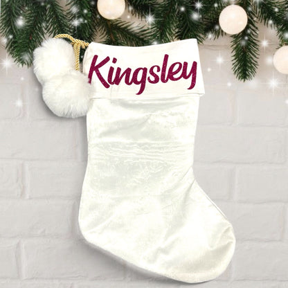 Velvet Christmas Stockings