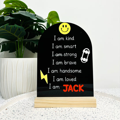 Cool Dude Affirmations Plaque