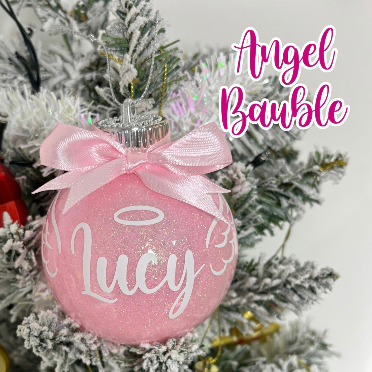 Personalised Glitter Baubles