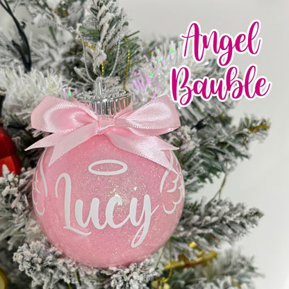 Personalised Glitter Baubles