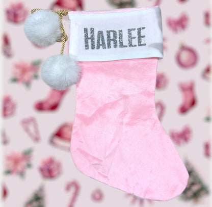 Velvet Christmas Stockings
